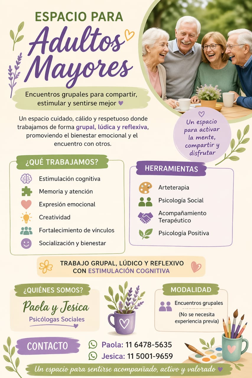 Actividades para adultos mayores